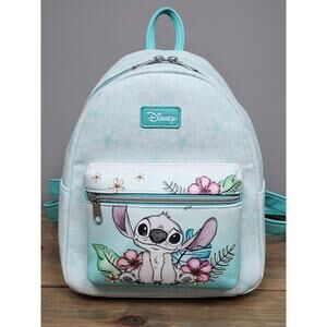 Loungefly Disney Lilo & Stitch Hibiscus Sketch Mini Backpack Bag
